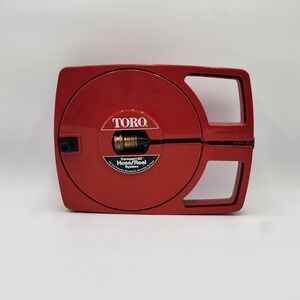 Vintage Toro Compact 50 Hose Reel Storage System Red Portable Windup 34-50101